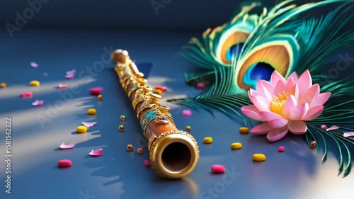 Janmashtami celebrates the birth of Lord Krishna, marked by devotion, flute music, peacock feathers, fasting, temple rituals, and festive dances like Ras Leela across ... See More