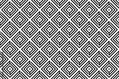 Diamond Grid Optical Seamless Pattern