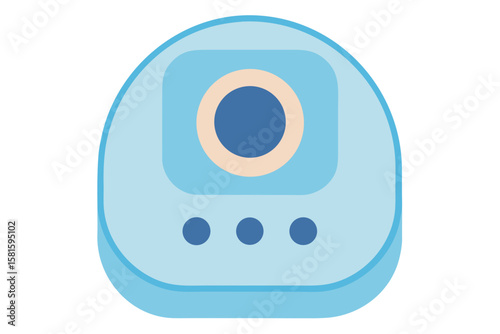 baby monitor on white background