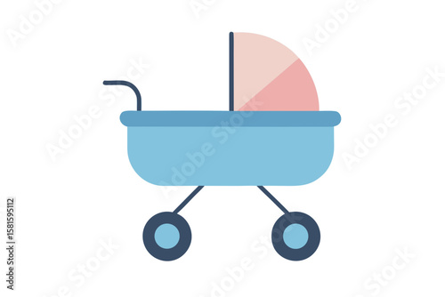 baby stroller organizer on white background
