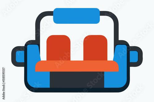 car seat organizer on white background