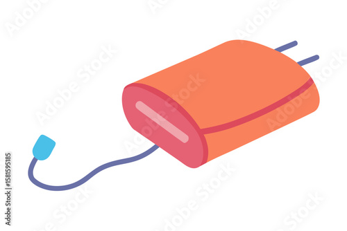 Electric Blanket on White Background