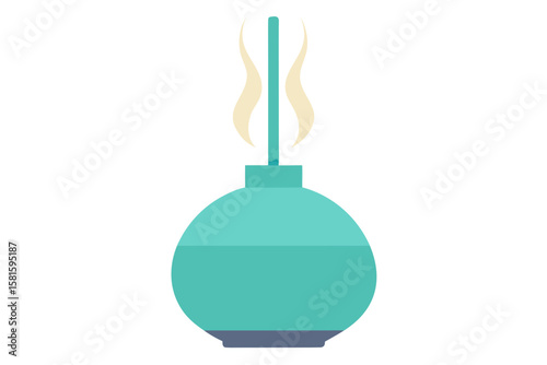 Essential Oil Diffuser on White Background