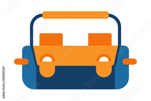 car seat organizer on white background