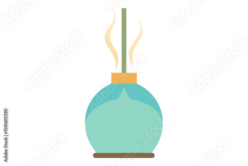 Essential Oil Diffuser on White Background