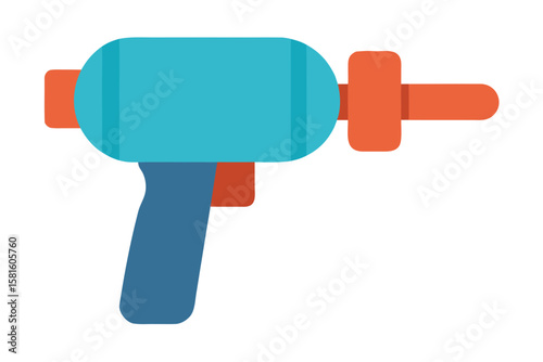 Massage Gun on White Background