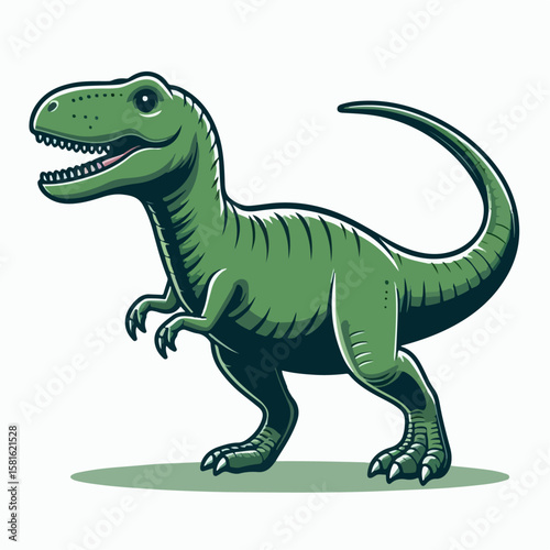 allosaurus vector illustration