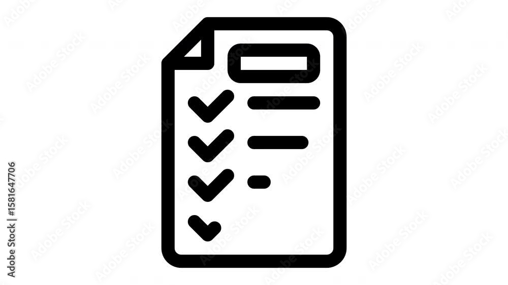 to do list minimalist line animation to do list minimalist line animation