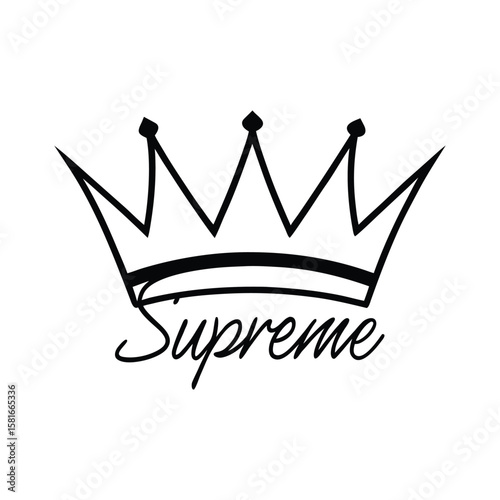 crown icon vector