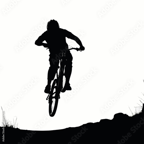 "BMX Freestyle Backflip Silhouette"
