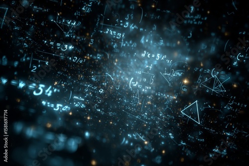 Mathematical Formulas Illustration