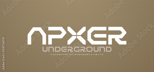 sport modern minimal logo alphabet fonts. Typography minimalist urban sana serif digital fashion future creative sport logos fonts. vector illustration