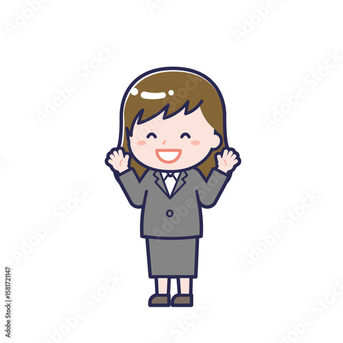 会社員／ななめ／女性 11