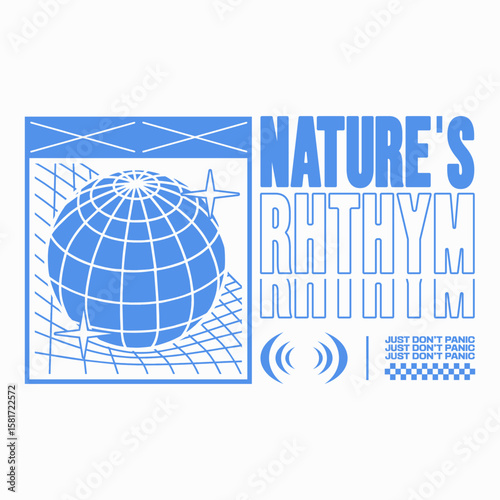 Minimal urban typography quotes, Streetwear t-shirt design, Brutalism graphic tee for print, Geometric shape poster design, Urban slogan clothing design