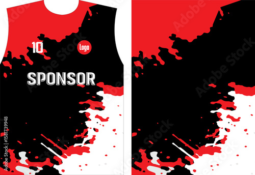 a sports team jersey demo template for Player