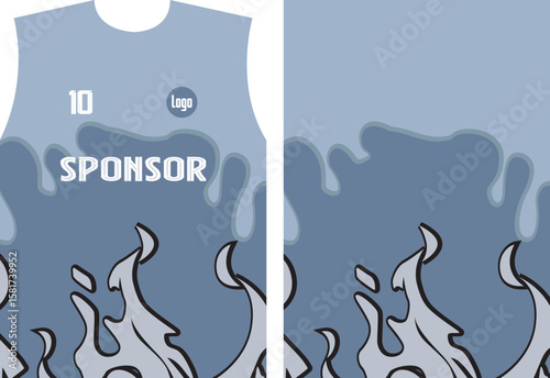a sports team jersey demo template for Player