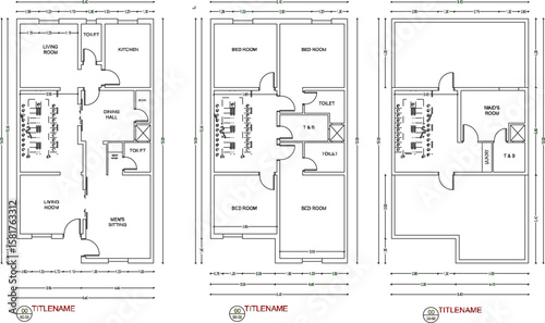 vector sketch illustration silhouette design site plan layout villa townhouse modern minimalist with interior furniture