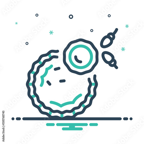 Mix icon for ovulation