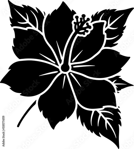 black and white silhouette of flowers jaw, flower, vector, floral, illustration, leaf, plant, design, pattern, nature, ornament, art, decoration, blossom, flora, tattoo, element, summer, silhouette, p