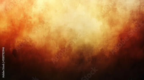 Abstract fiery, smoky backdrop with warm color gradients