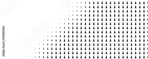 Retro speed halftone dot pattern background with grunge overlay texture effect. Seamless black and white dotted halftone background. modern