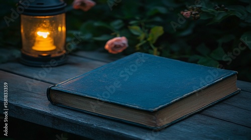 Night Book, Lantern Light, Garden