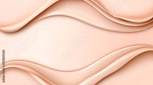 Abstract liquid makeup texture design