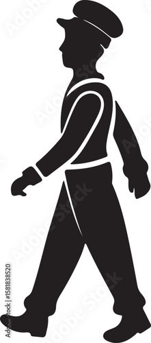 A man Silhouette Vector Icon Design 