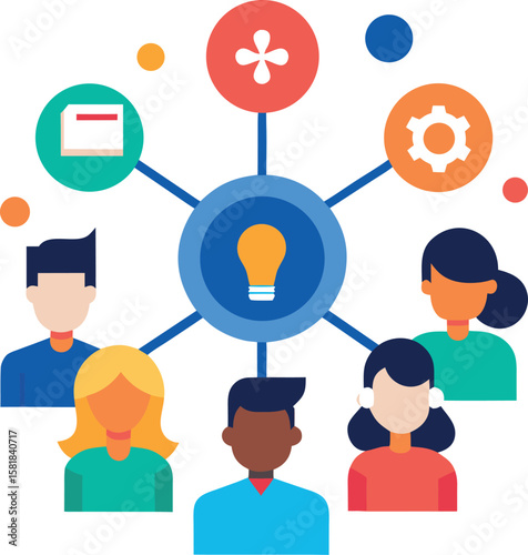 Modern Collaboration Visual With Diverse Professionals