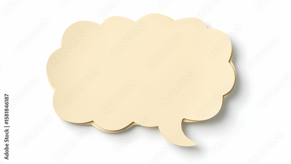 Symbol A speech bubble crafted from stacked paper, styled in a layered format, displayed in top-layered view on a white background (2) Symbol A speech bubble crafted from stacked paper, styled in a layered format, displayed in top-layered view on a white background (2)