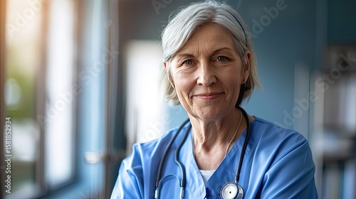 Healthcare Administrator with Copy Space