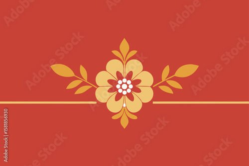 Wallpaper Mural abstract floral background with flowers Torontodigital.ca