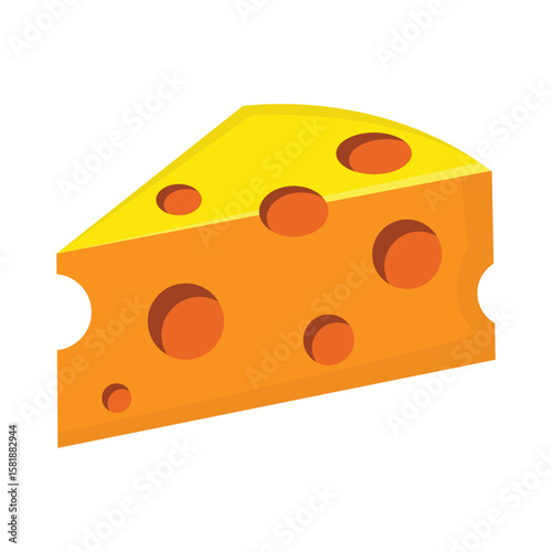 delicious Swiss cheese with holes