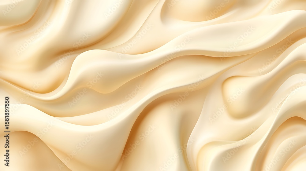 Obraz premium Creamy, flowing texture