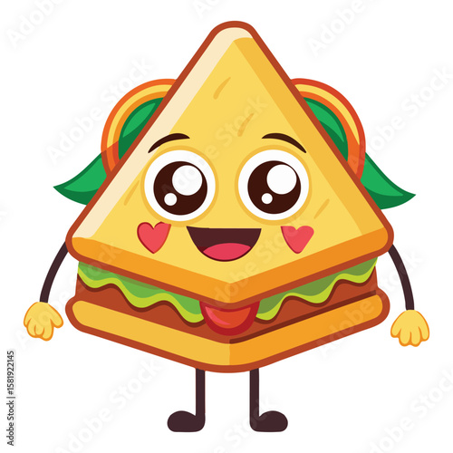 Quesadilla cartoon vector illustration