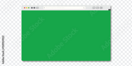 Green Screen pc web Browser window