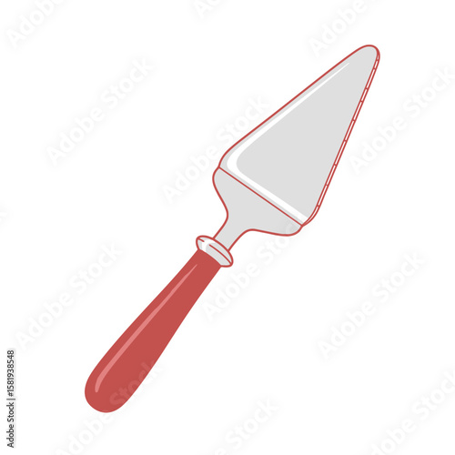 Cake Server Illustration: Elegant Dessert Tool