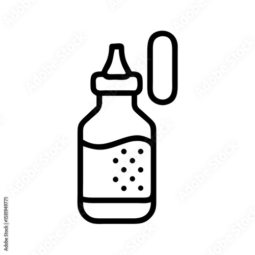 painkiller Line Icon Symbol Pictogram Outline