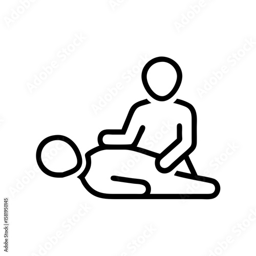 resuscitator Line Icon Symbol Pictogram Outline