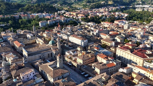 Foto Ascoli Piceno, Marche, Italia, il centro storico
