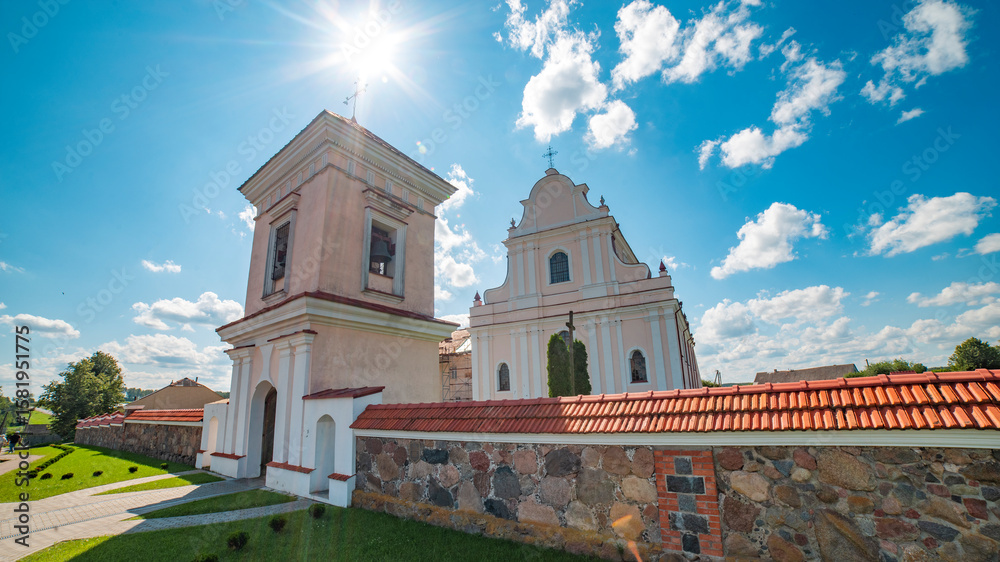 Obraz premium Church of St. John the Baptist, Golshany, Grodno region, Belarus