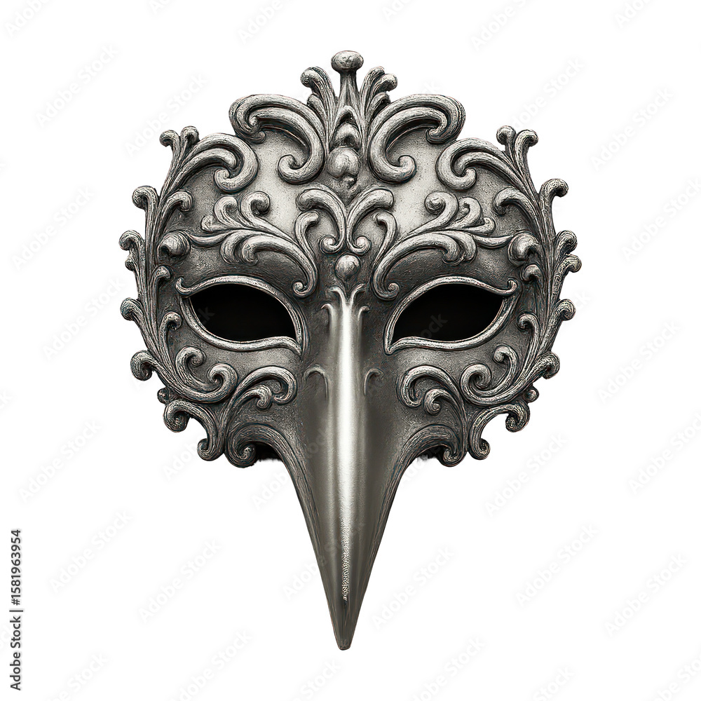 Naklejka premium PNG Elegant ornate masquerade mask