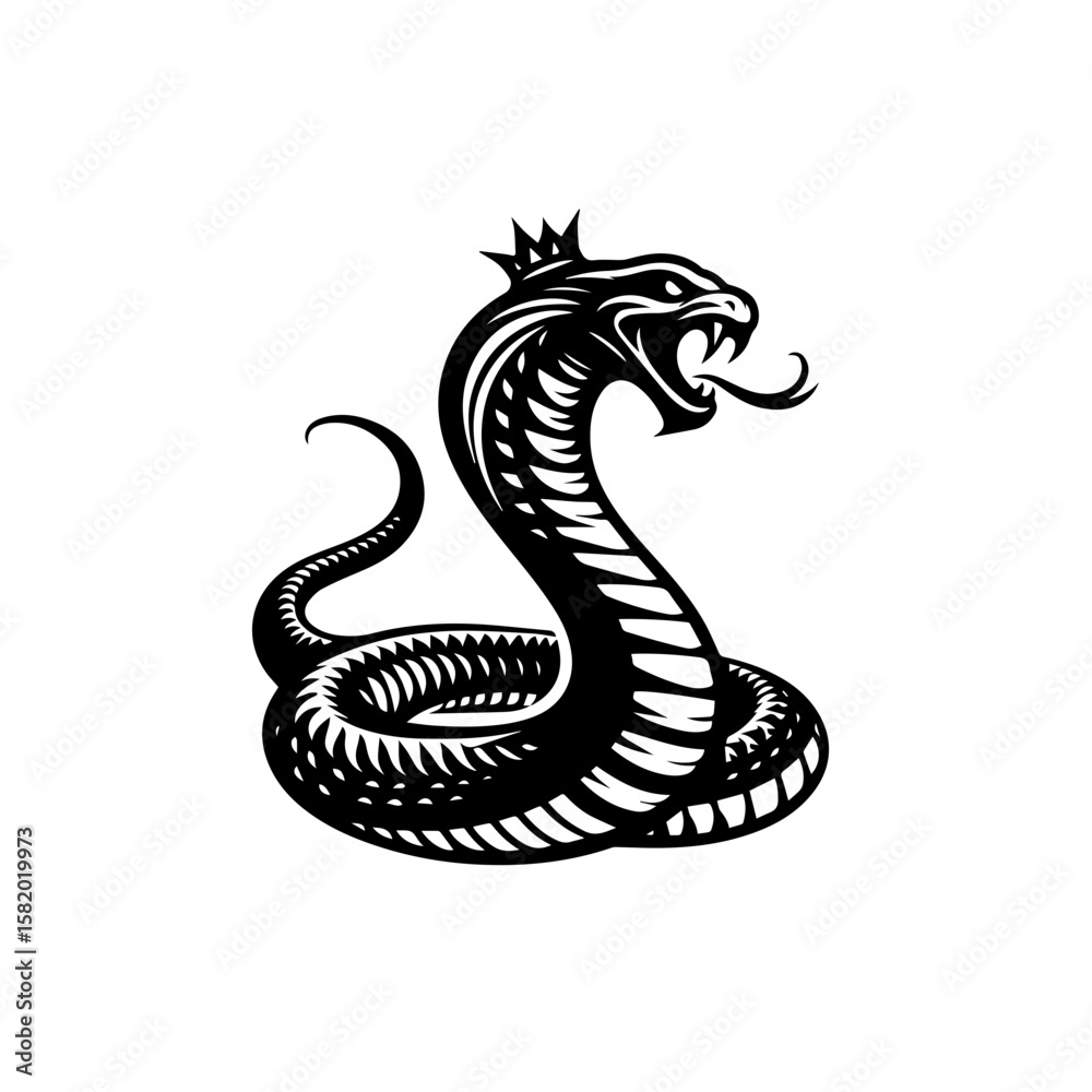 Fototapeta premium black and white dragon