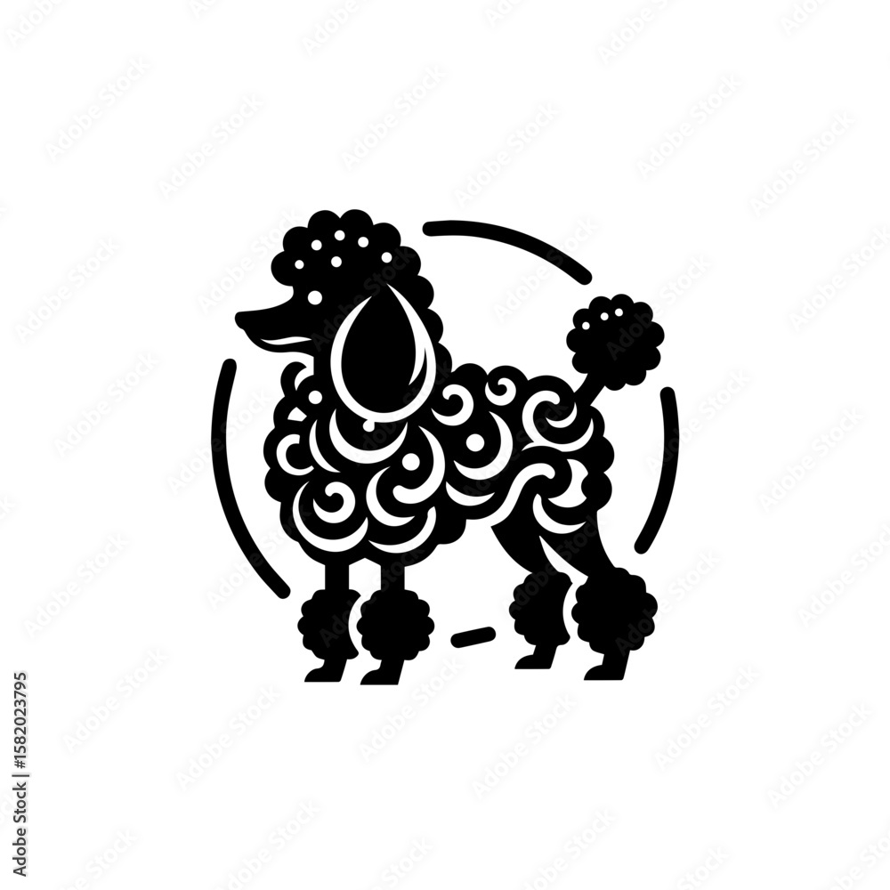 Fototapeta premium vector illustration of a cartoon elephant