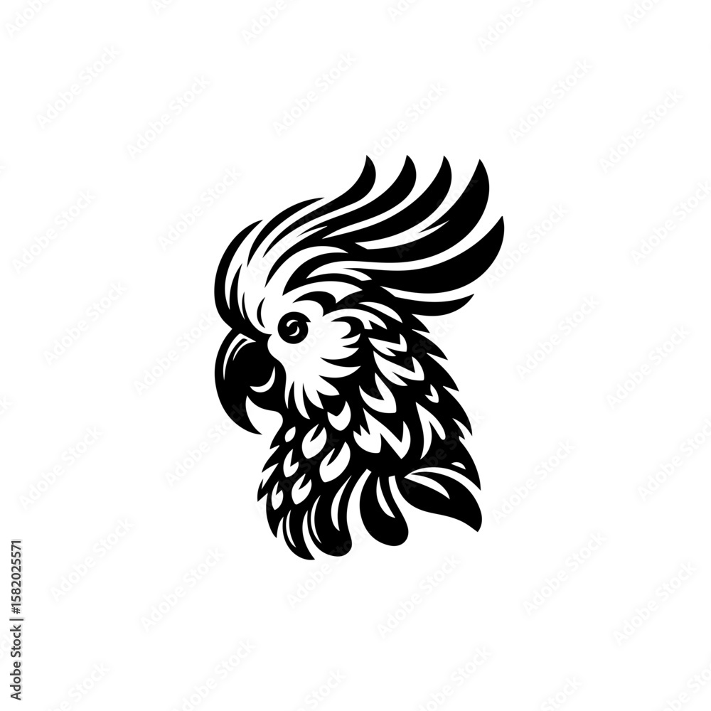 Obraz premium vector illustration of an eagle