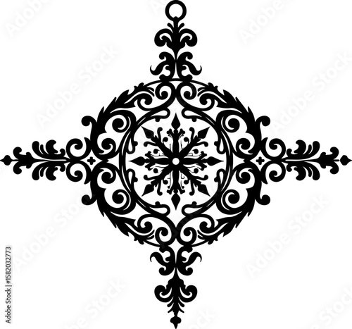  ornament decoration, floral ornament Patten  graphic, illustration, vector