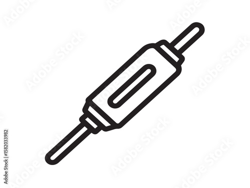 Circuit tester electronic device icon in clean vector