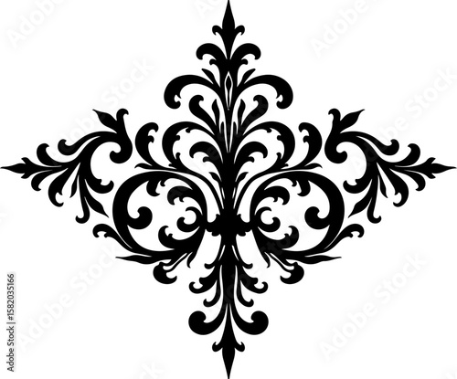  ornament decoration, floral ornament Patten  graphic, illustration, vector