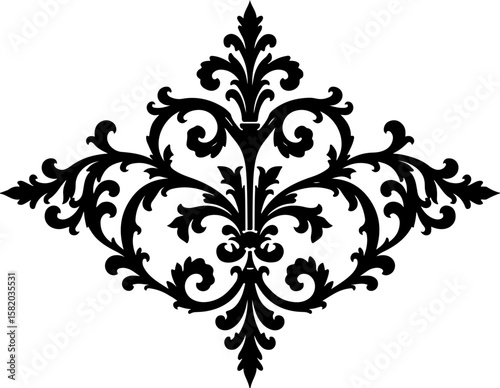  ornament decoration, floral ornament Patten  graphic, illustration, vector