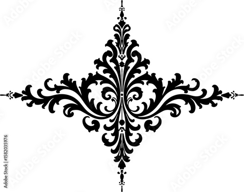  ornament decoration, floral ornament Patten  graphic, illustration, vector